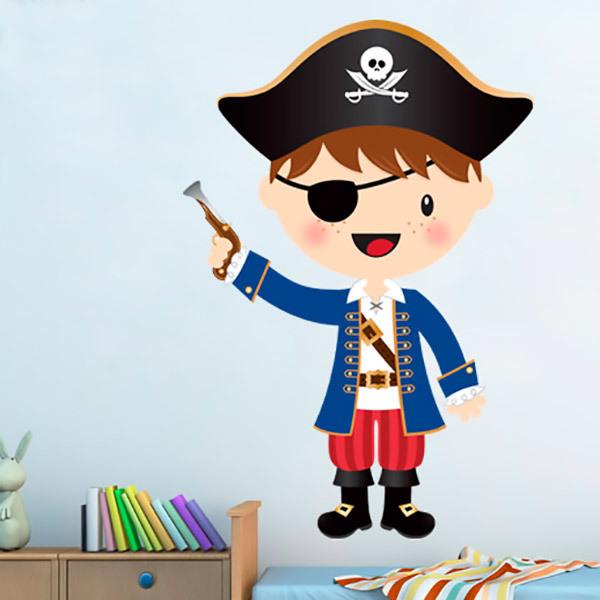 Adesivi per Bambini: La piccola pistola pirata