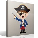 Adesivi per Bambini: La piccola pistola pirata 4