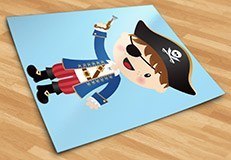 Adesivi per Bambini: La piccola pistola pirata 5