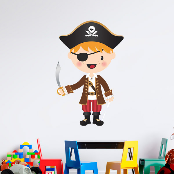 Adesivi per Bambini: Il piccolo pirata della sciabola