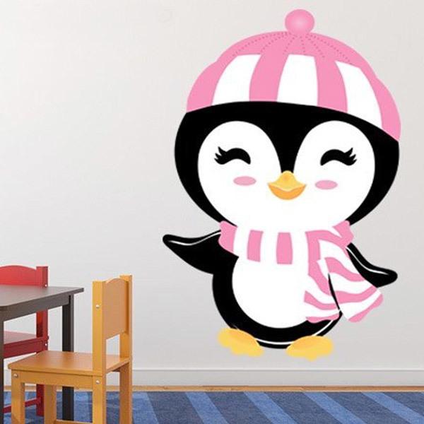 Adesivi per Bambini: Pinguino in inverno