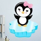 Adesivi per Bambini: Pinguino sul ghiaccio 3