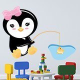 Adesivi per Bambini: Pesca penguin 3