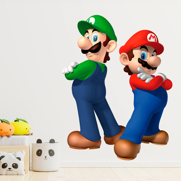 Adesivi per Bambini: Super Mario e Luigi