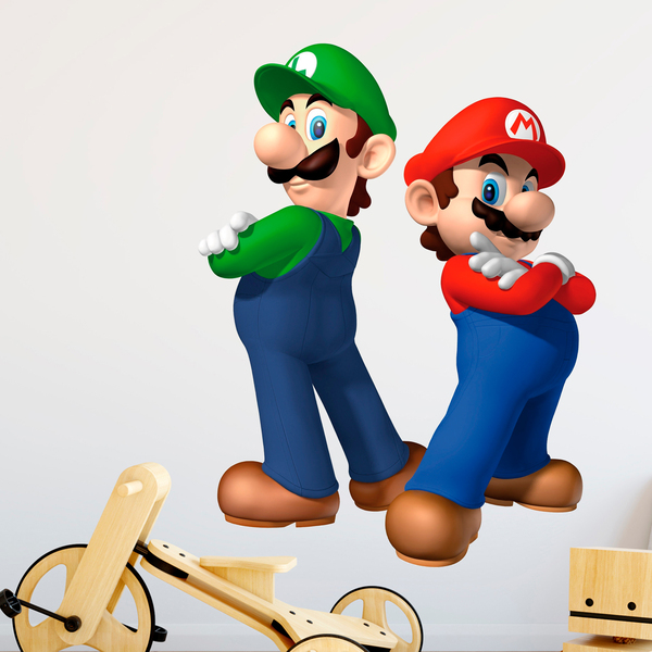 Adesivi per Bambini: Super Mario e Luigi