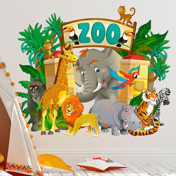 Adesivi per Bambini: Zoo Adventure