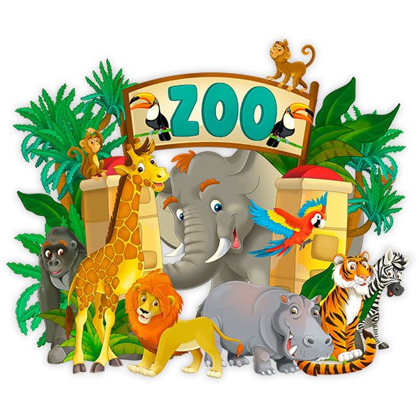 Adesivi per Bambini: Zoo Adventure