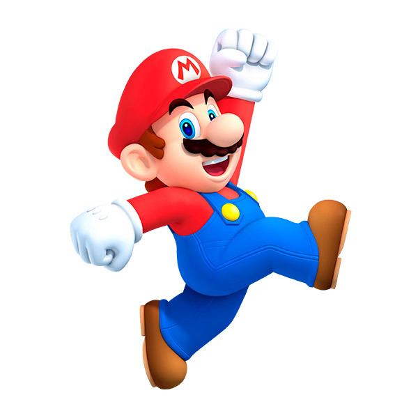 Adesivi per Bambini: Mario Bros Super Salto