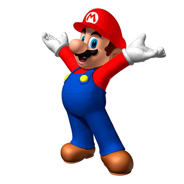 Adesivi per Bambini: Mario Bros Felice