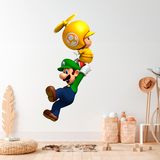 Adesivi per Bambini: Luigi con un Fungo Volante 3