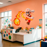 Adesivi per Bambini: Mario Bros Palla di Fuoco 13