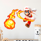 Adesivi per Bambini: Mario Bros Palla di Fuoco 4