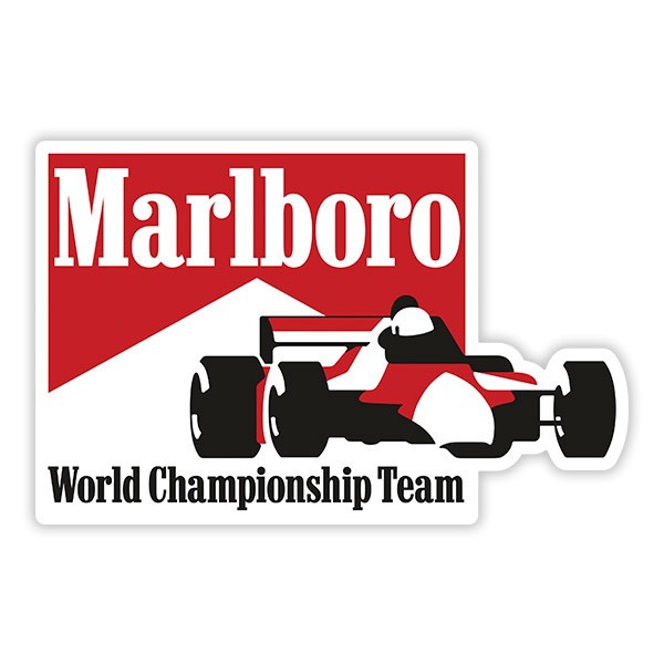 Adesivi per Auto e Moto: Marlboro Squadra del Campionato