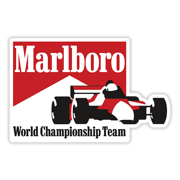 Adesivi per Auto e Moto: Marlboro Squadra del Campionato