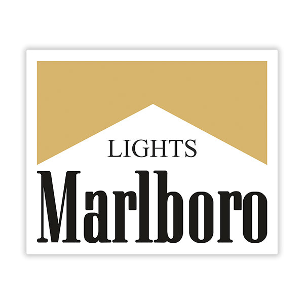 Adesivi per Auto e Moto: Marlboro Lights