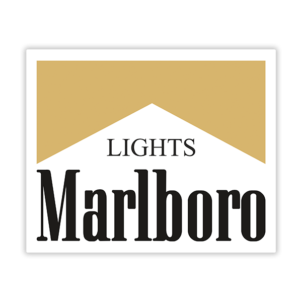 Adesivi per Auto e Moto: Marlboro Lights
