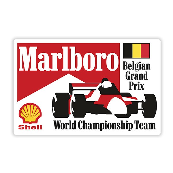 Adesivi per Auto e Moto: Marlboro Gran Premio del Belgio