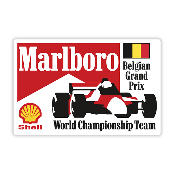 Adesivi per Auto e Moto: Marlboro Gran Premio del Belgio 0