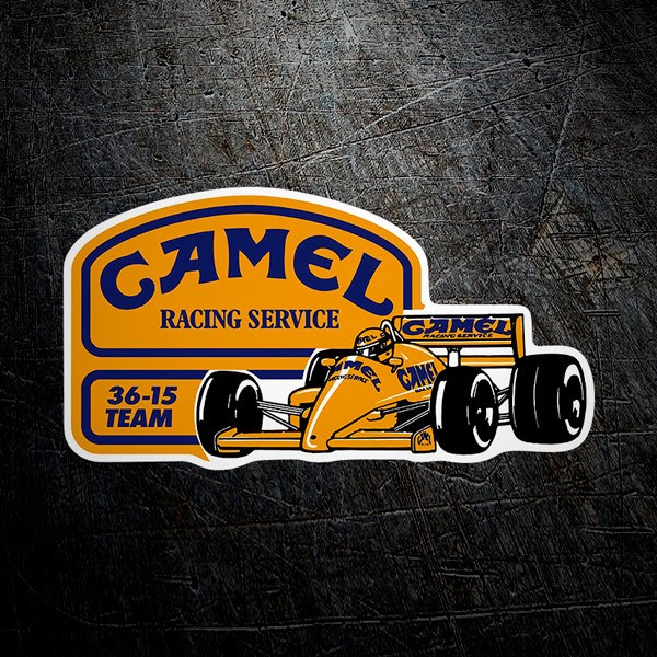 Adesivi per Auto e Moto: Camel 36-15 Team