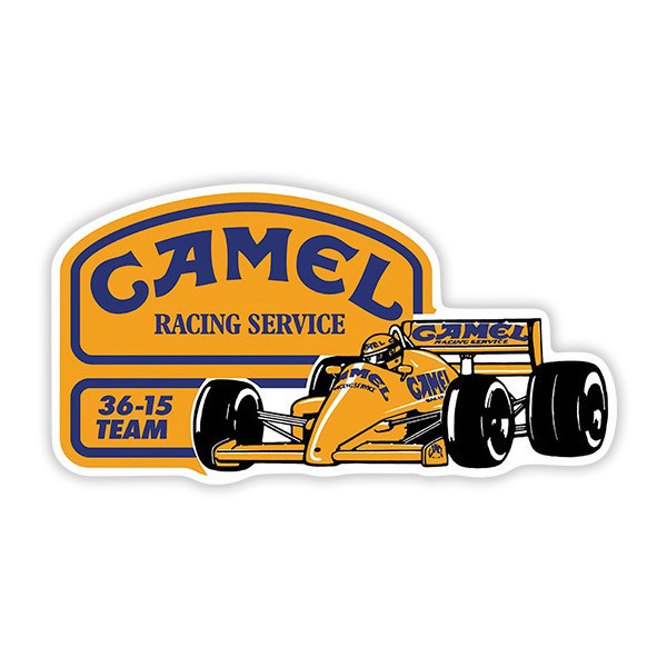 Adesivi per Auto e Moto: Camel 36-15 Team