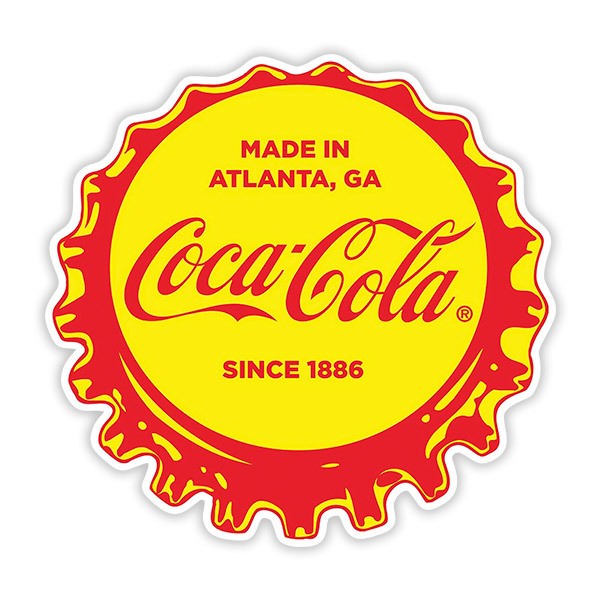 Adesivi per Auto e Moto: Coca Cola Since 1886