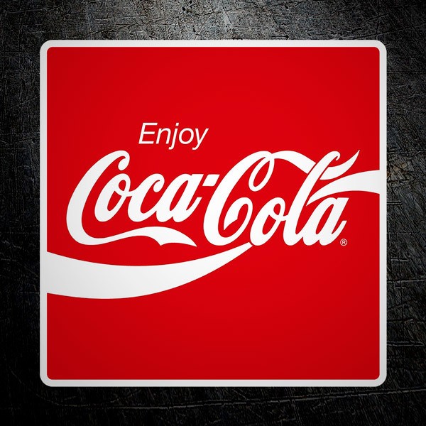 Adesivi per Auto e Moto: Enjoy Coca Cola
