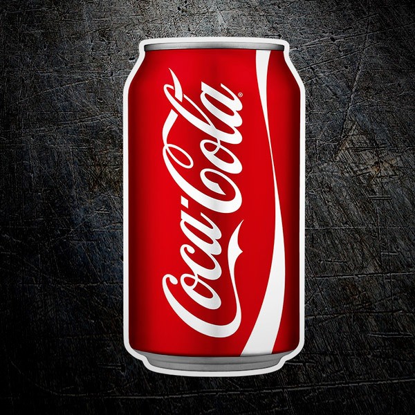 Adesivi per Auto e Moto: Lattina di Coca Cola