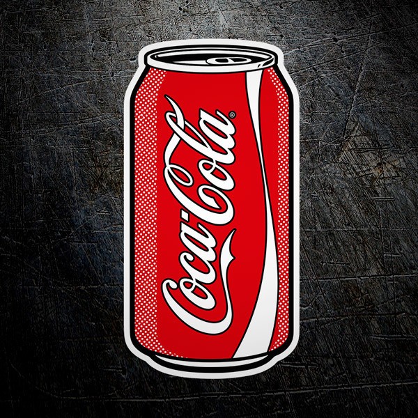 Adesivi per Auto e Moto: Coca Cola Pop Art Can