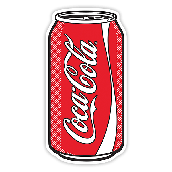 Adesivi per Auto e Moto: Coca Cola Pop Art Can 0