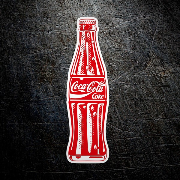 Kurt Adler Ornamento Bottiglia Coca-Cola 9.5 Cm, Rosso, Decorazione Natalizia In Plastica Con Licenza Ufficiale