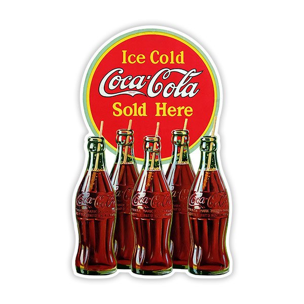 Adesivi per Auto e Moto: Ice Cold Coca Cola Sold Here