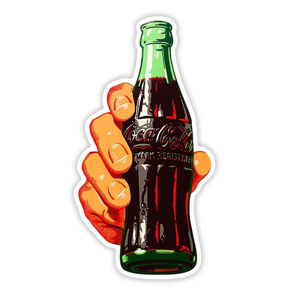 Adesivi per Auto e Moto: Mano con Coca Cola