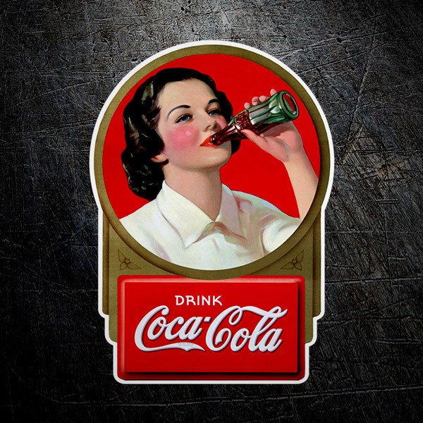 Adesivi per Auto e Moto: Coca Cola anni 