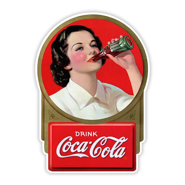 Adesivi per Auto e Moto: Coca Cola anni 