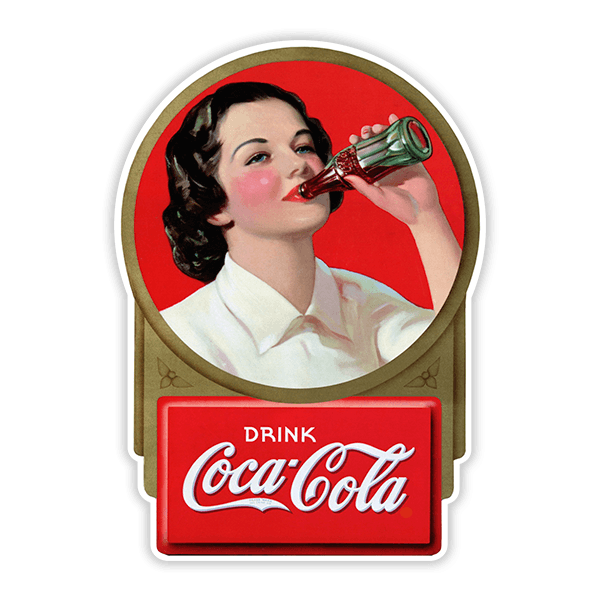 Adesivi per Auto e Moto: Coca Cola anni 