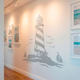 Adesivi Murali: Faro e Barche a Vela 25