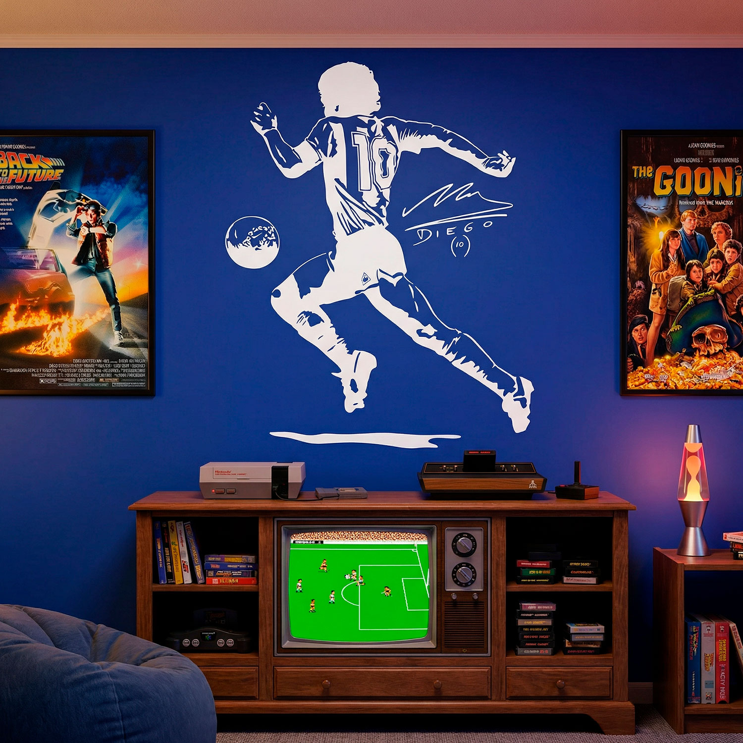 Adesivi Murali: Diego Maradona el Pelusa