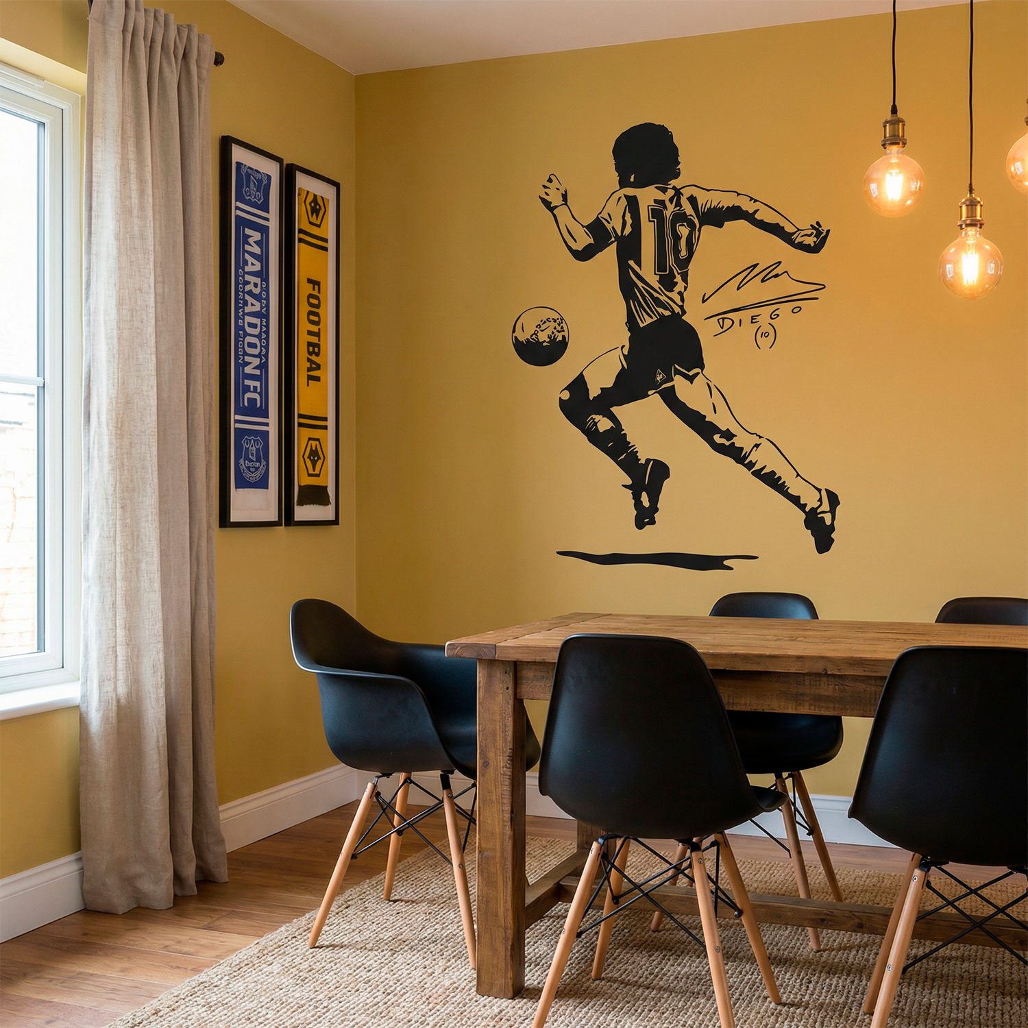 Adesivi Murali: Diego Maradona el Pelusa