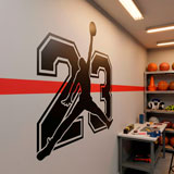 Adesivi Murali: Logo Jordan 21