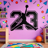 Adesivi Murali: Logo Jordan 8