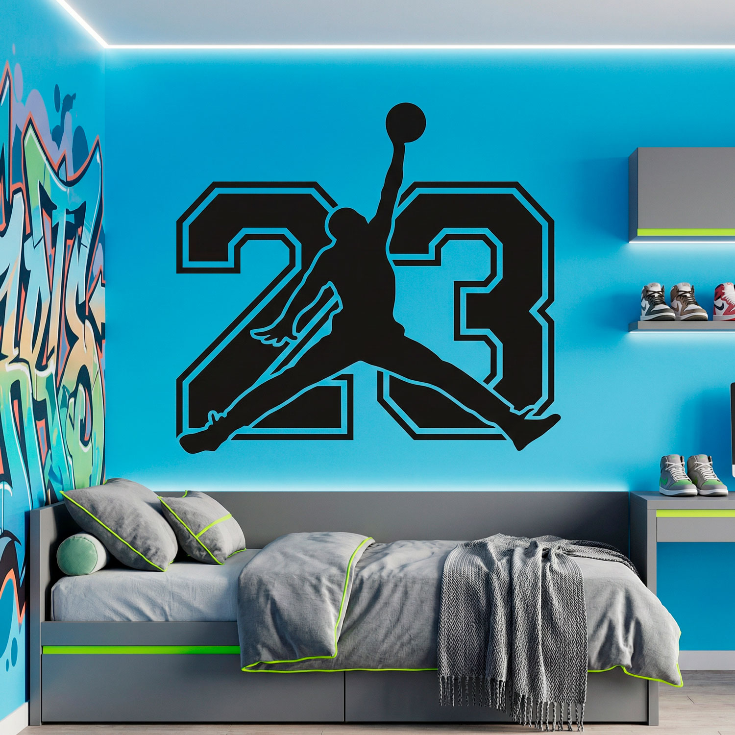 Adesivi Murali: Logo Jordan