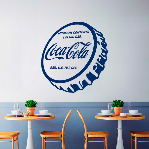 Adesivi Murali: Piatto Coca Cola
