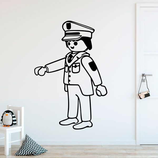 Adesivi per Bambini: Polizia Playmobil