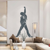 Adesivi Murali: Silhouette di Freddie Mercury 4