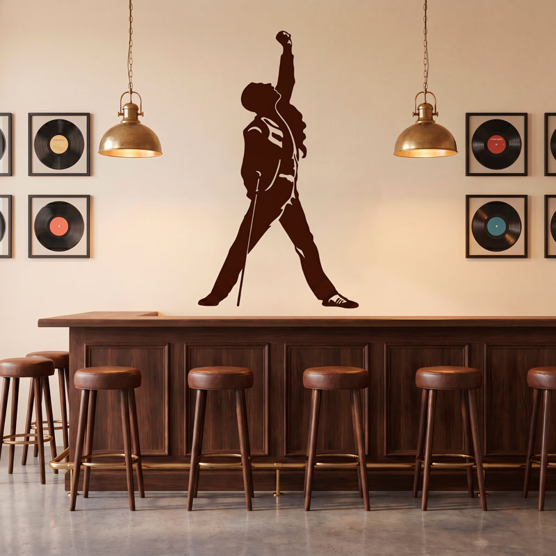 Silhouette di Freddie Mercury 6