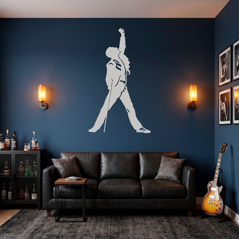 Silhouette di Freddie Mercury 7