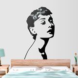 Adesivi Murali: Audrey Hepburn Belleza Angelical 2