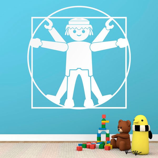 Adesivi per Bambini: Vitruvio di Playmobil