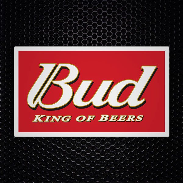 Adesivi per Auto e Moto: Bud King of Beers