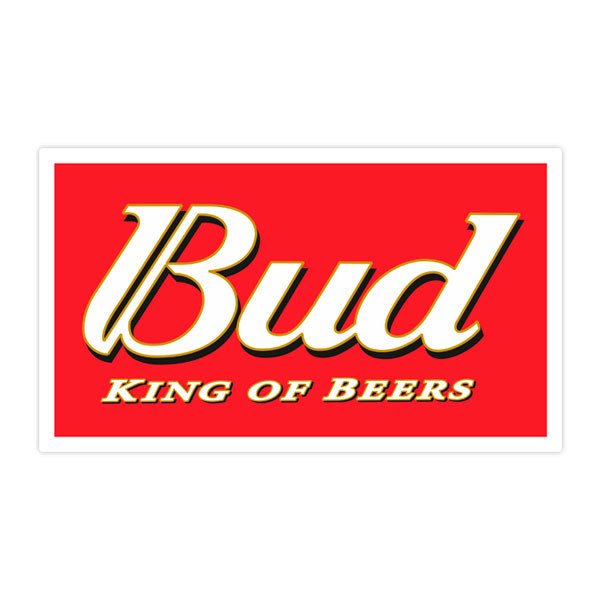 Adesivi per Auto e Moto: Bud King of Beers